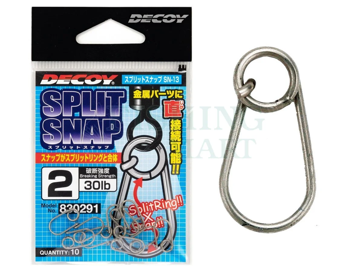 Decoy Agrafki Split Snap SN-13 3 Decoy Agrafki Split Snap SN-13