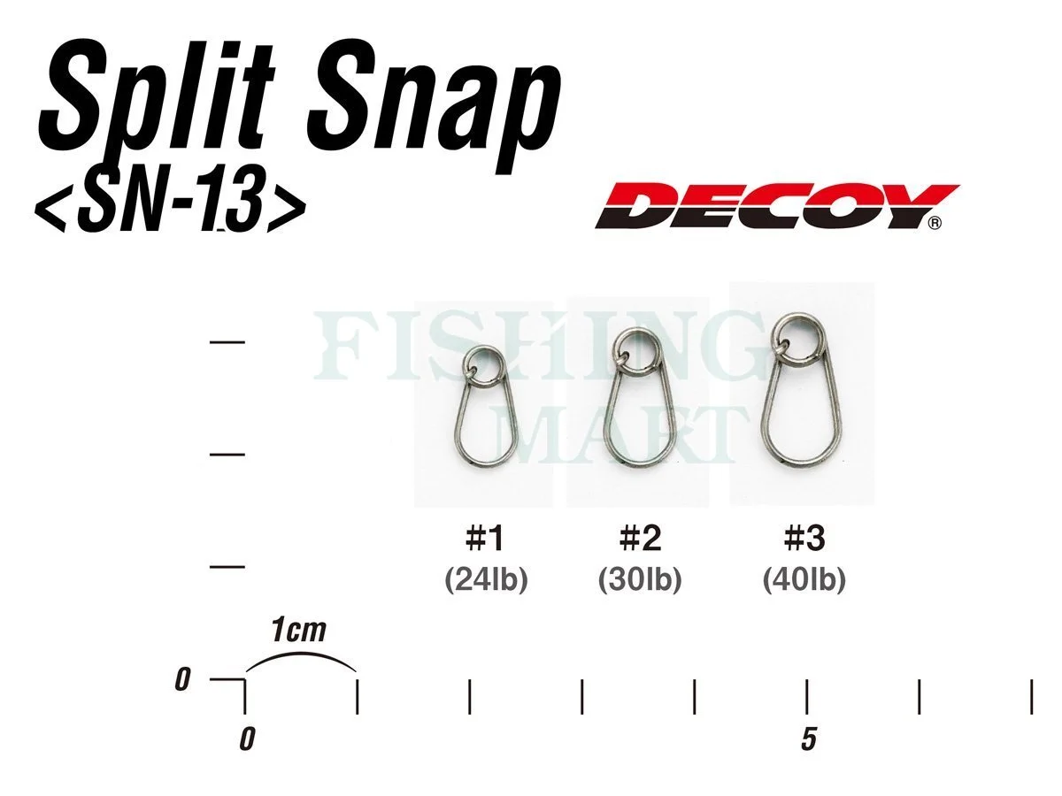 Decoy Agrafki Split Snap SN-13 4 Decoy Agrafki Split Snap SN-13 - obrazek 2
