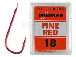 Haczyki Drennan Reds - Fine Red