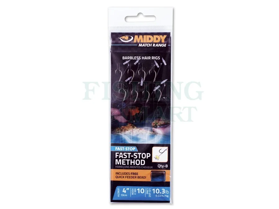 Middy Przypony Do Metody Method Feeder Fast-Stop Carp Barbless 3 Middy Przypony Do Metody Method Feeder Fast-Stop Carp Barbless