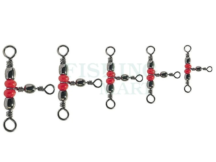 Jaxon Krętliki Baryłkowe Potrójne Z Koralikami 3 Jaxon Krętliki Baryłkowe Potrójne Z Koralikami