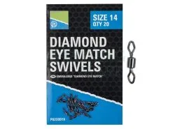PRESTON INNOVATIONS Krętliki Diamond Eye Match Swivels