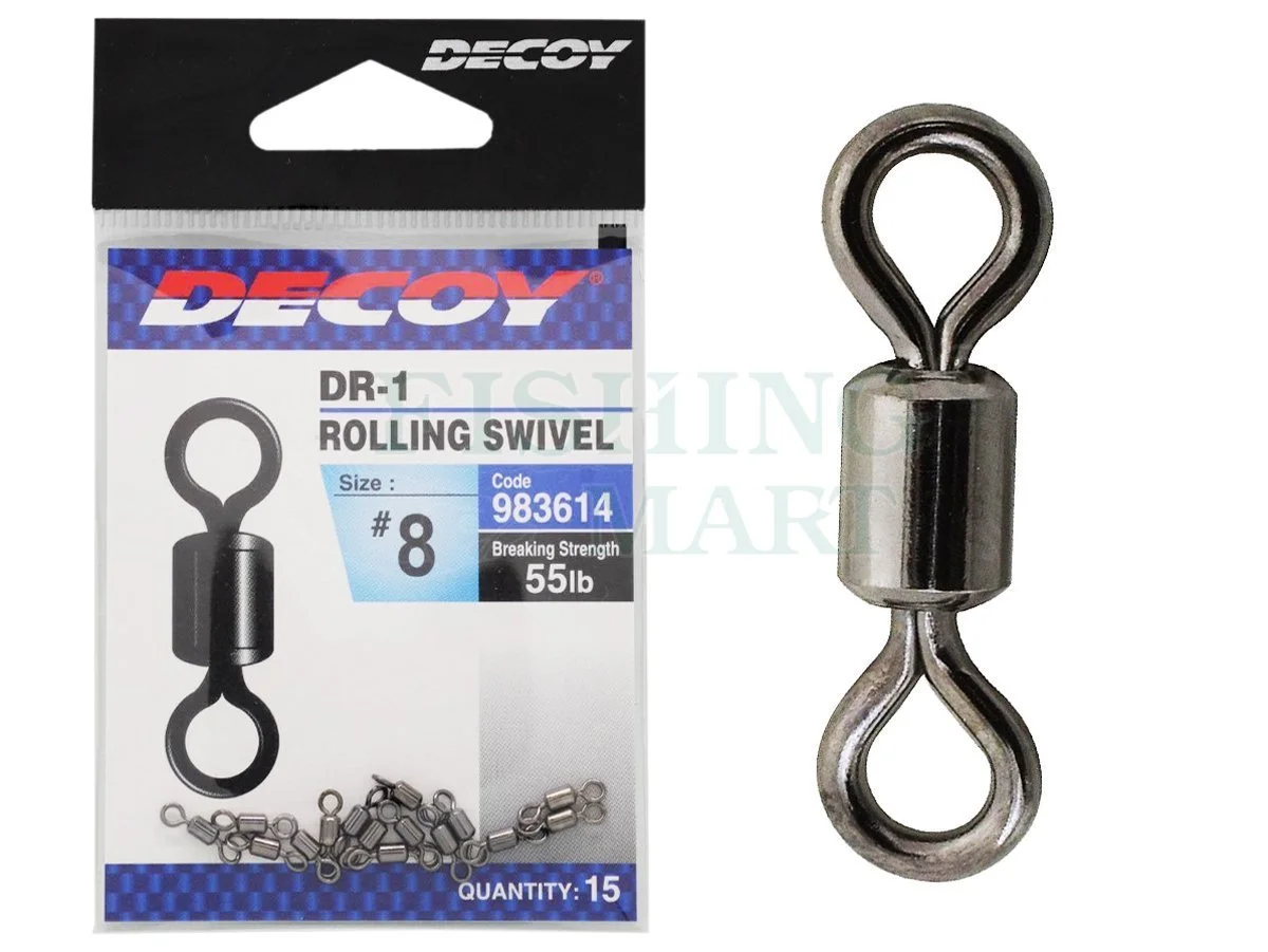 Decoy Krętliki Rolling Swivel DR-1 3 Decoy Krętliki Rolling Swivel DR-1