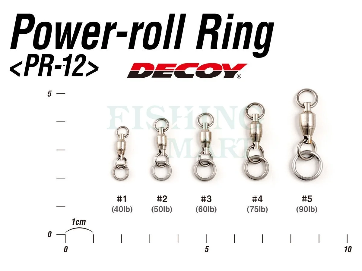Decoy Krętliki Z Kółkiem łącznikowym Power Roll Ring PR-12 3 Decoy Krętliki Z Kółkiem łącznikowym Power Roll Ring PR-12 - obrazek 2