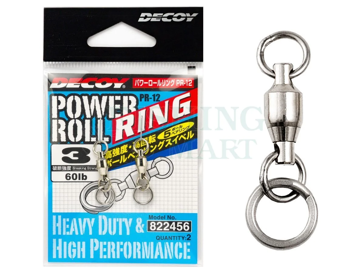 Decoy Krętliki Z Kółkiem łącznikowym Power Roll Ring PR-12 2 Decoy Krętliki Z Kółkiem łącznikowym Power Roll Ring PR-12