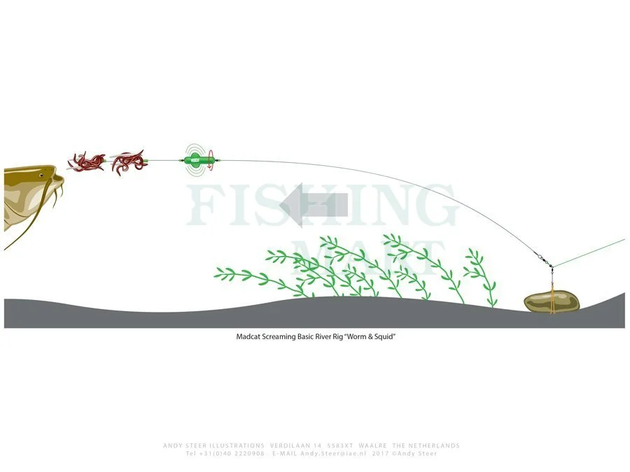 DAM MADCAT MADCAT Screaming Basic River Rigs “Worm & Squid” 4 DAM MADCAT MADCAT Screaming Basic River Rigs “Worm & Squid” - obrazek 2