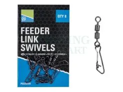 PRESTON INNOVATIONS Podwójny Krętlik Z Agrafką Double Feeder Link Swivels